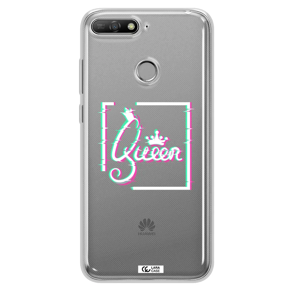 Queen Huawei Y6 Prime 2018 Clear TPU Case