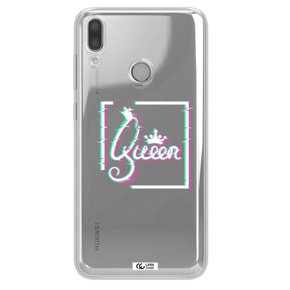 Queen Huawei Y9 2019 Clear TPU Case