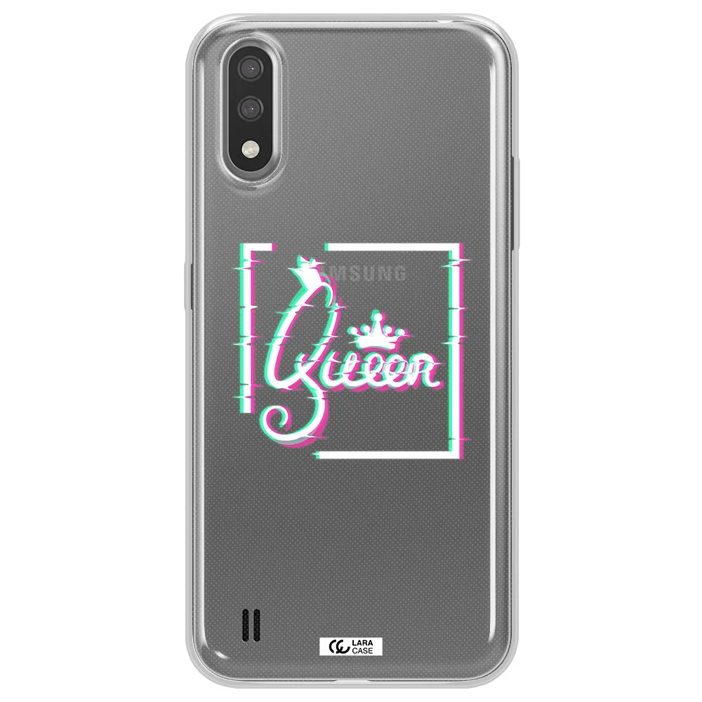 Queen Samsung A01 Clear TPU Case