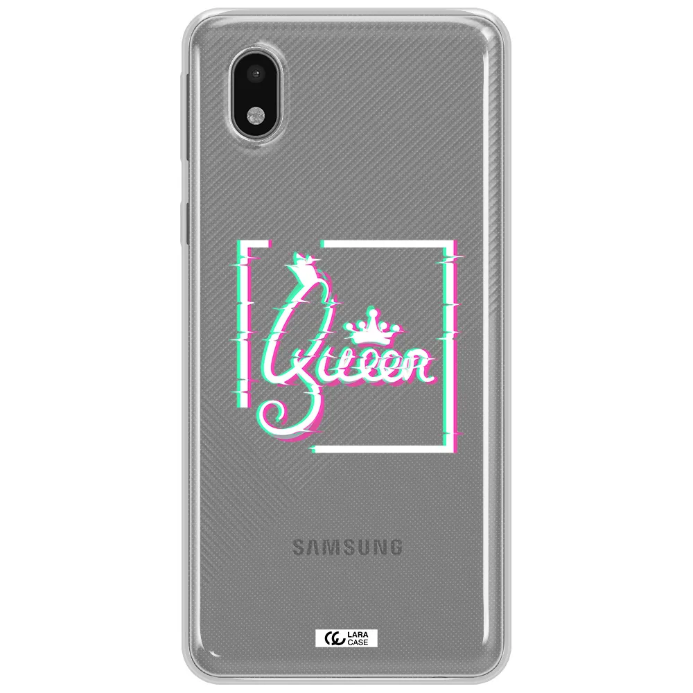 Queen Samsung A01 Core Clear Tpu Case