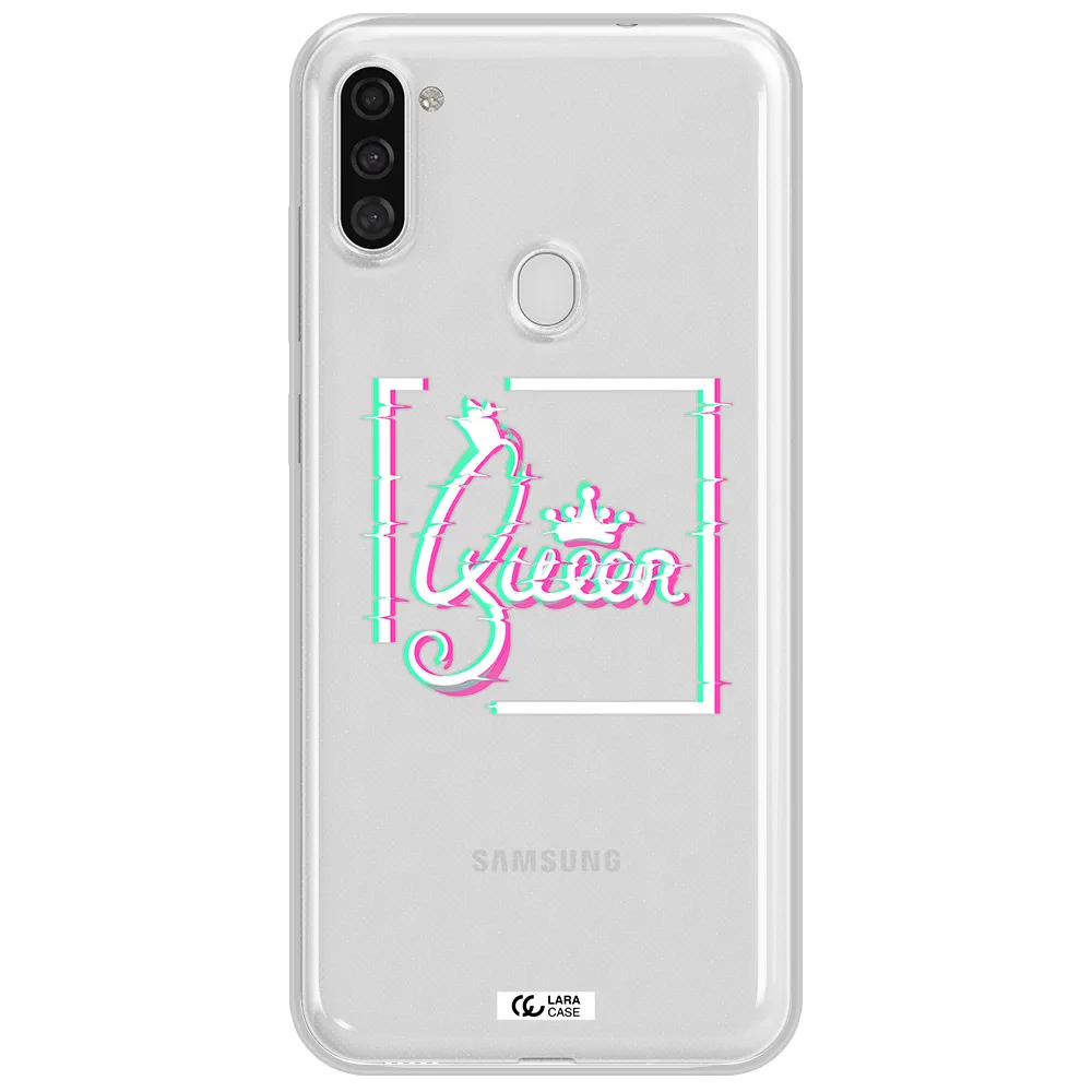 Queen Samsung A11 Clear TPU Case