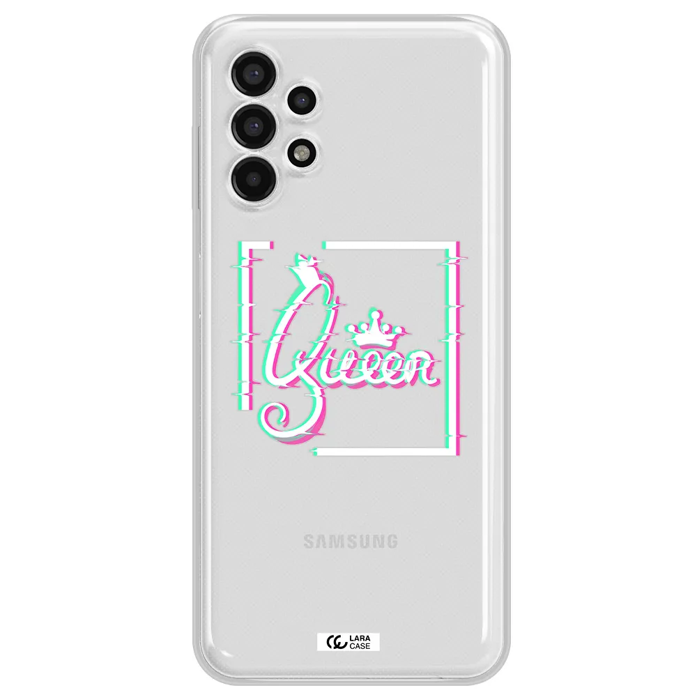 Queen Samsung A13 4g Clear TPU Case
