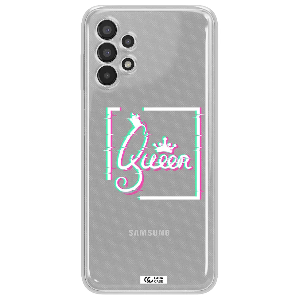 Queen Samsung A13 Clear TPU Case