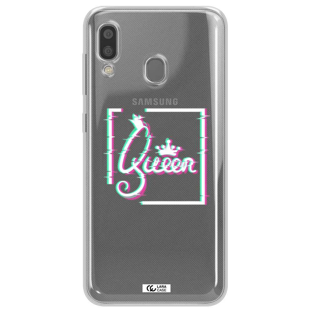 Queen Samsung A20 Clear TPU Case