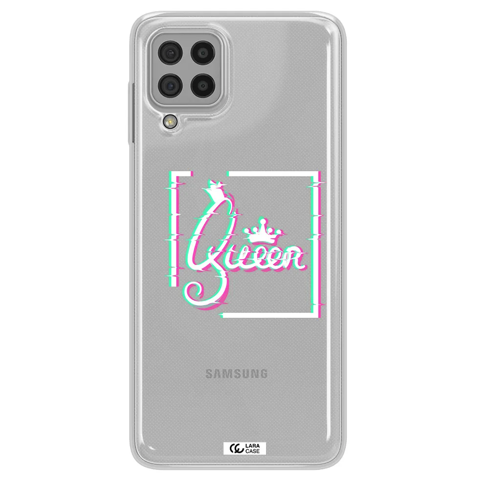 Queen Samsung A22 4g Clear TPU Case