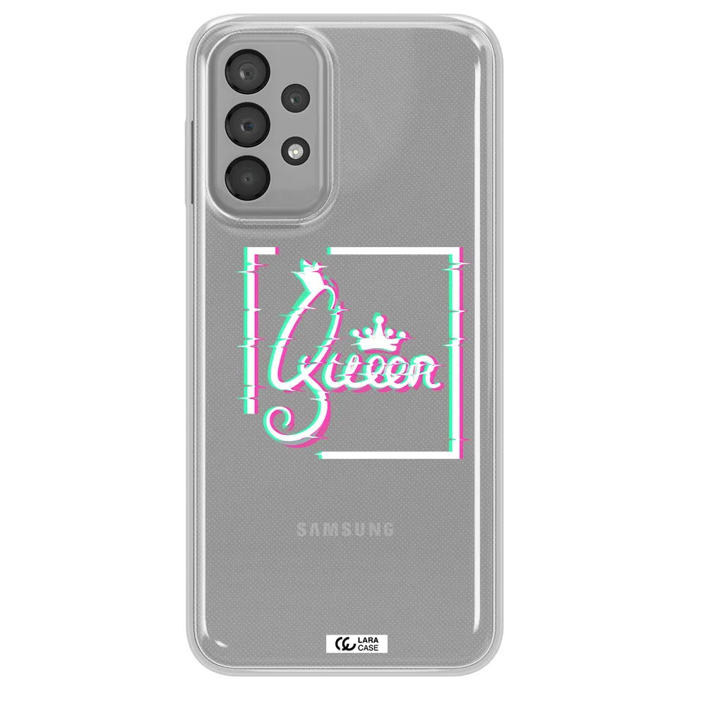 Queen Samsung A23 Clear TPU Case