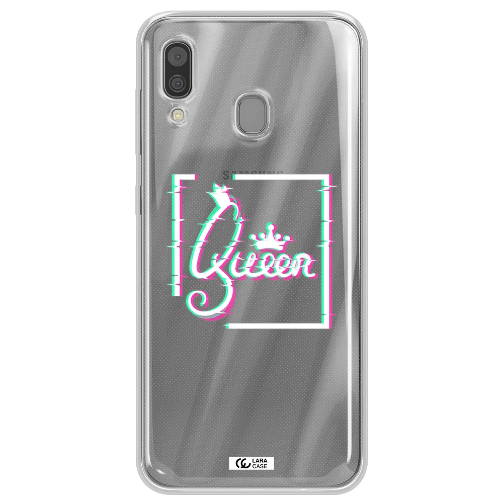 Queen Samsung A30 Clear TPU Case