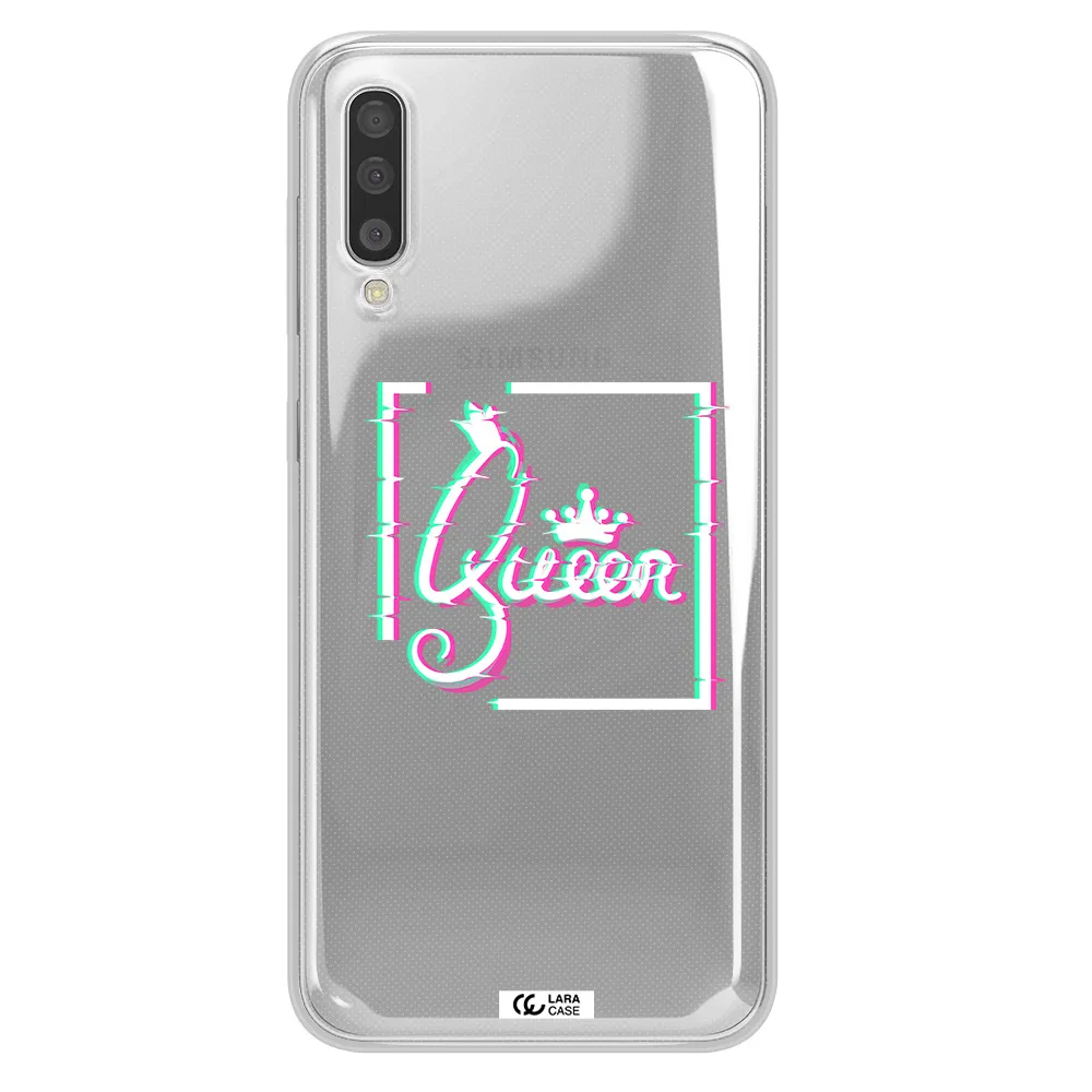 Queen Samsung A50S Clear Tpu Case