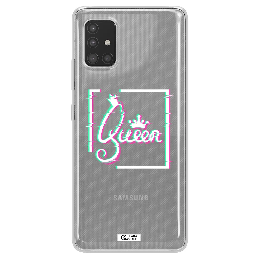 Queen Samsung A51 Clear TPU Case