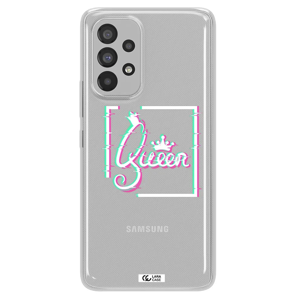 Queen Samsung A53 Clear TPU Case