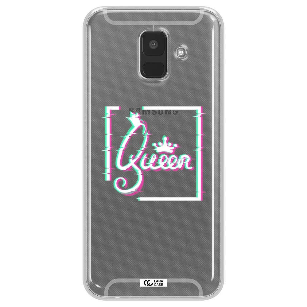 Queen Samsung A6 Clear TPU Case
