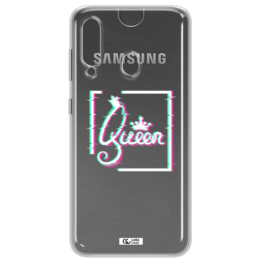 Queen Samsung A60 Clear TPU Case
