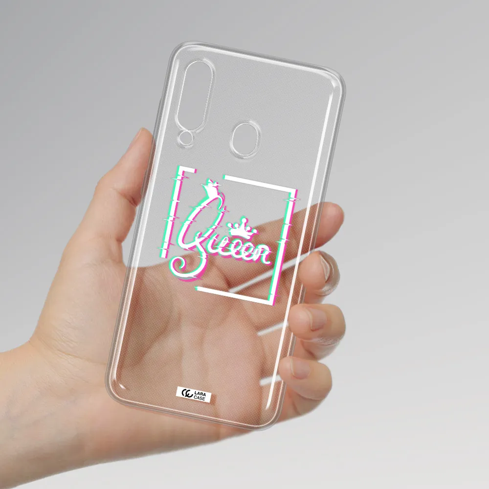 Queen Samsung A60 Clear TPU Case