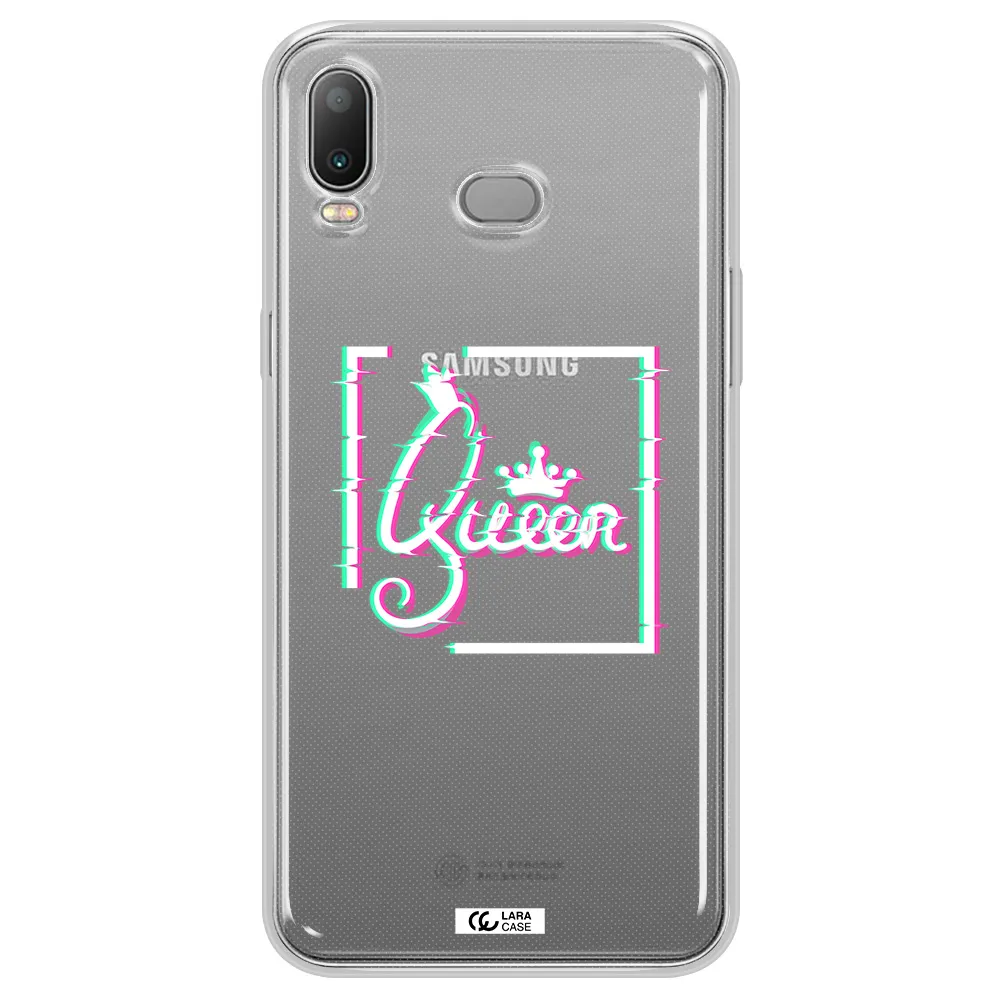 Queen Samsung A6S Clear TPU Case