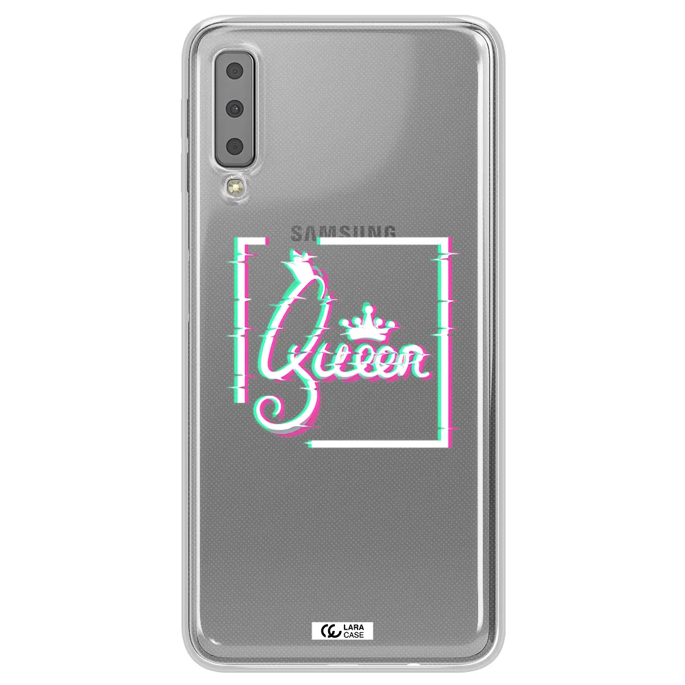 Queen Samsung A7 2018 Clear TPU Case
