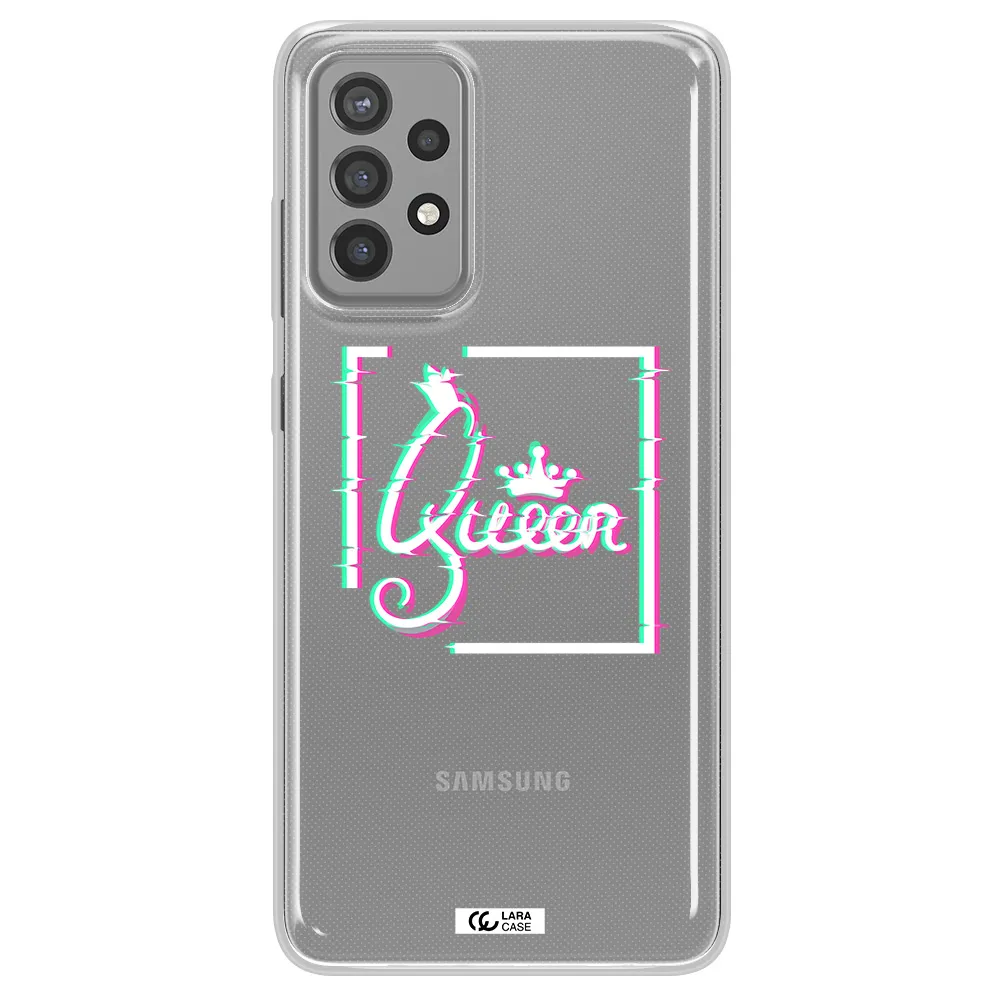 Queen Samsung A72 Clear TPU Case