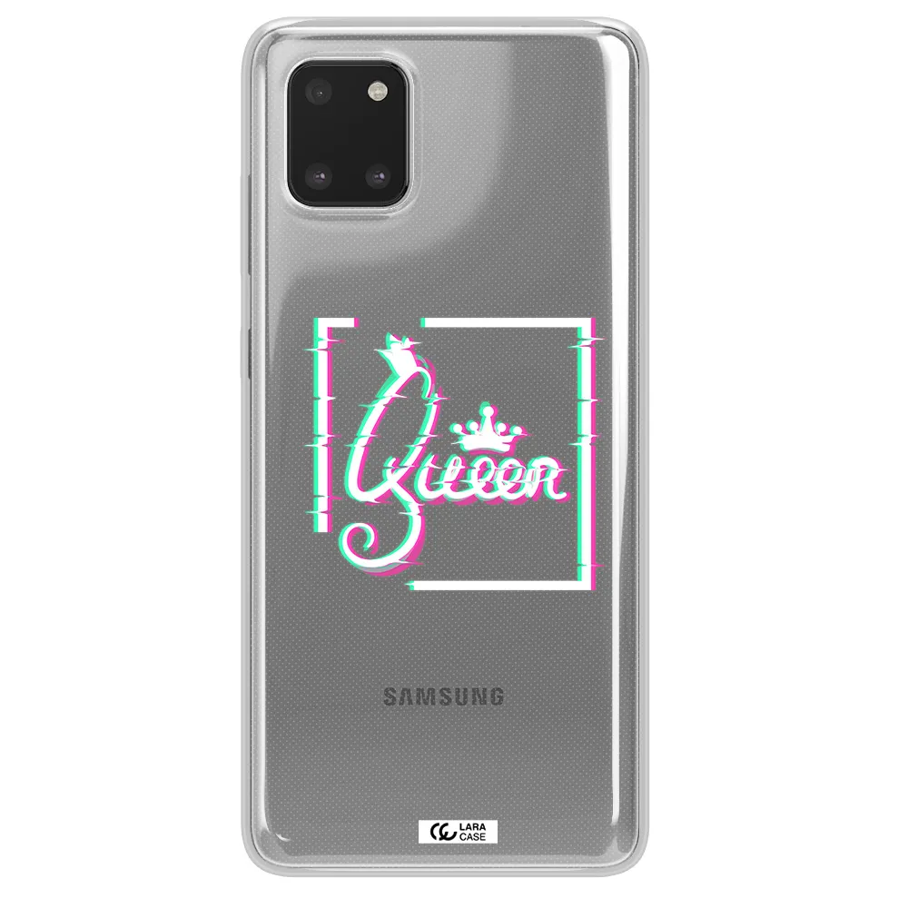 Queen Samsung A81 Clear TPU Case