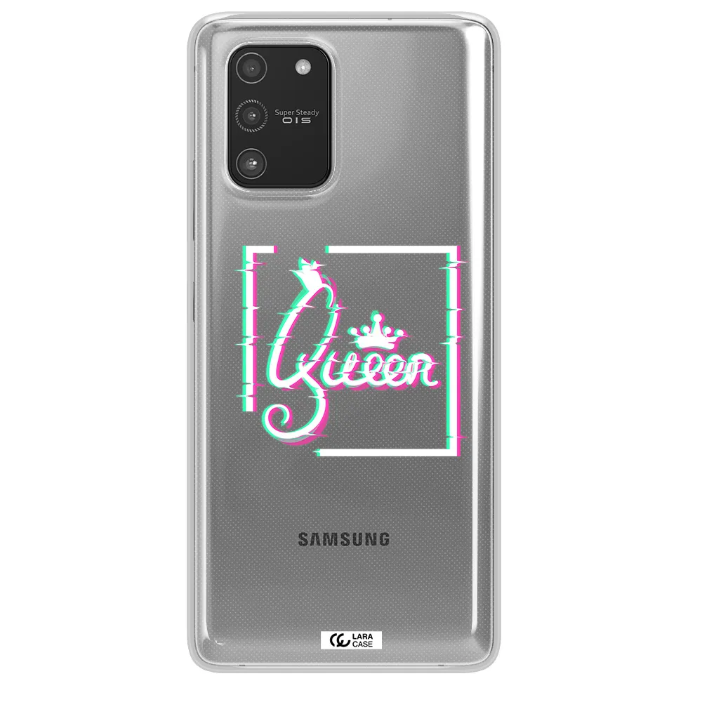 Queen Samsung A91 Clear TPU Case
