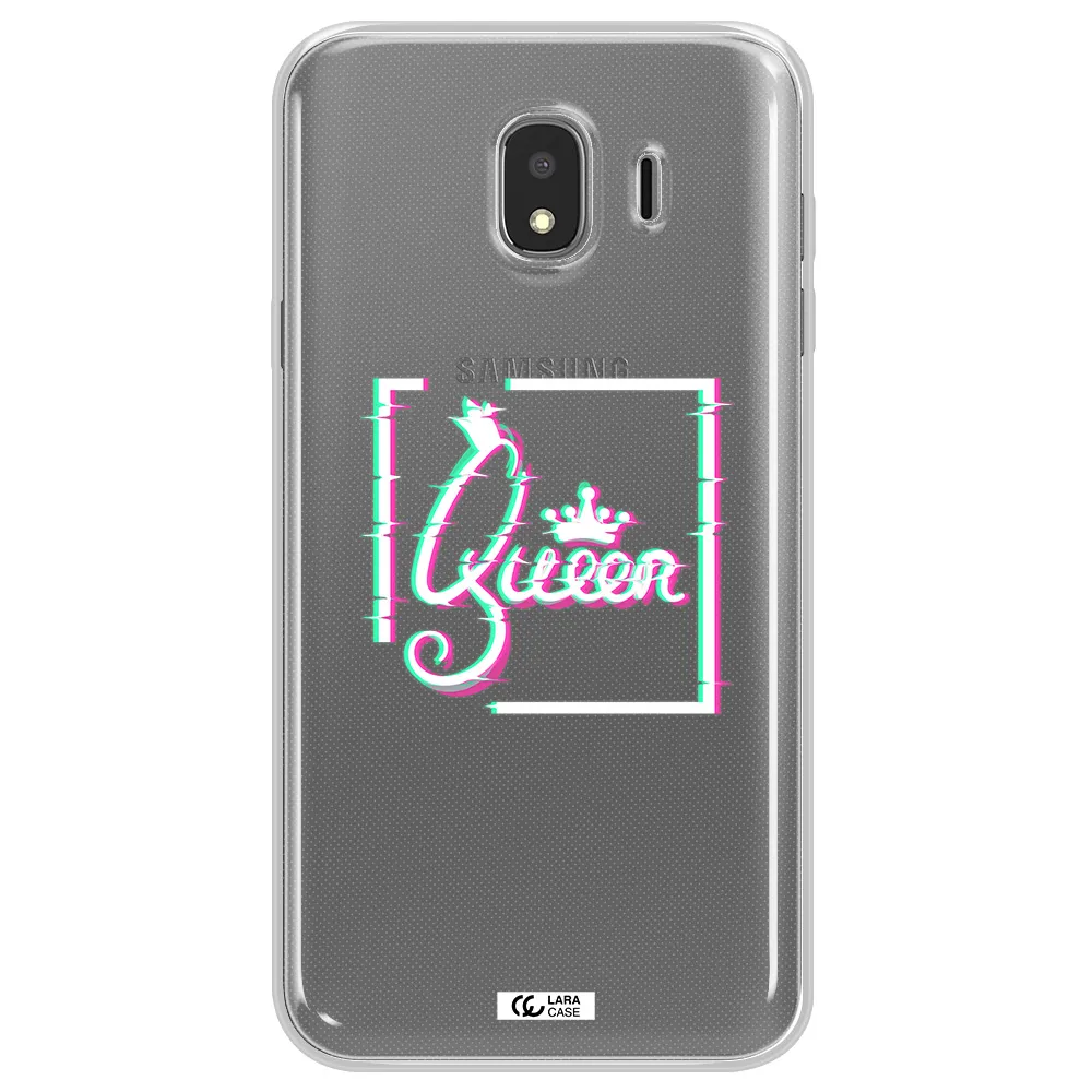 Queen Samsung J4 Clear TPU Case