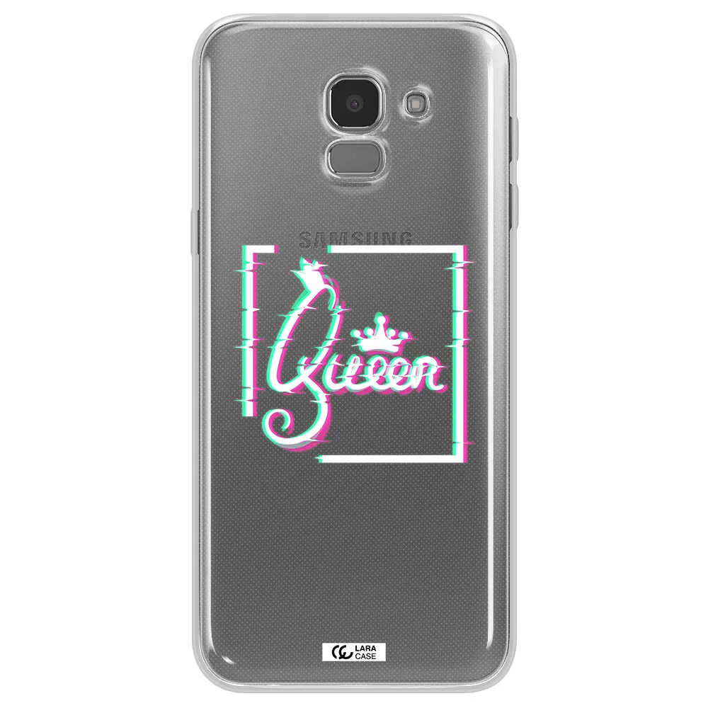 Queen Samsung J6 Clear TPU Case
