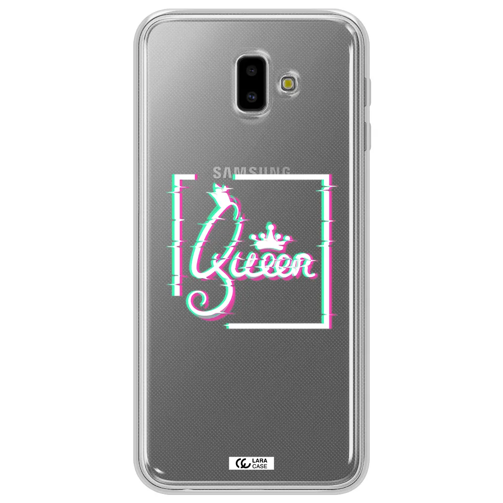 Queen Samsung J6 Plus Clear TPU Case