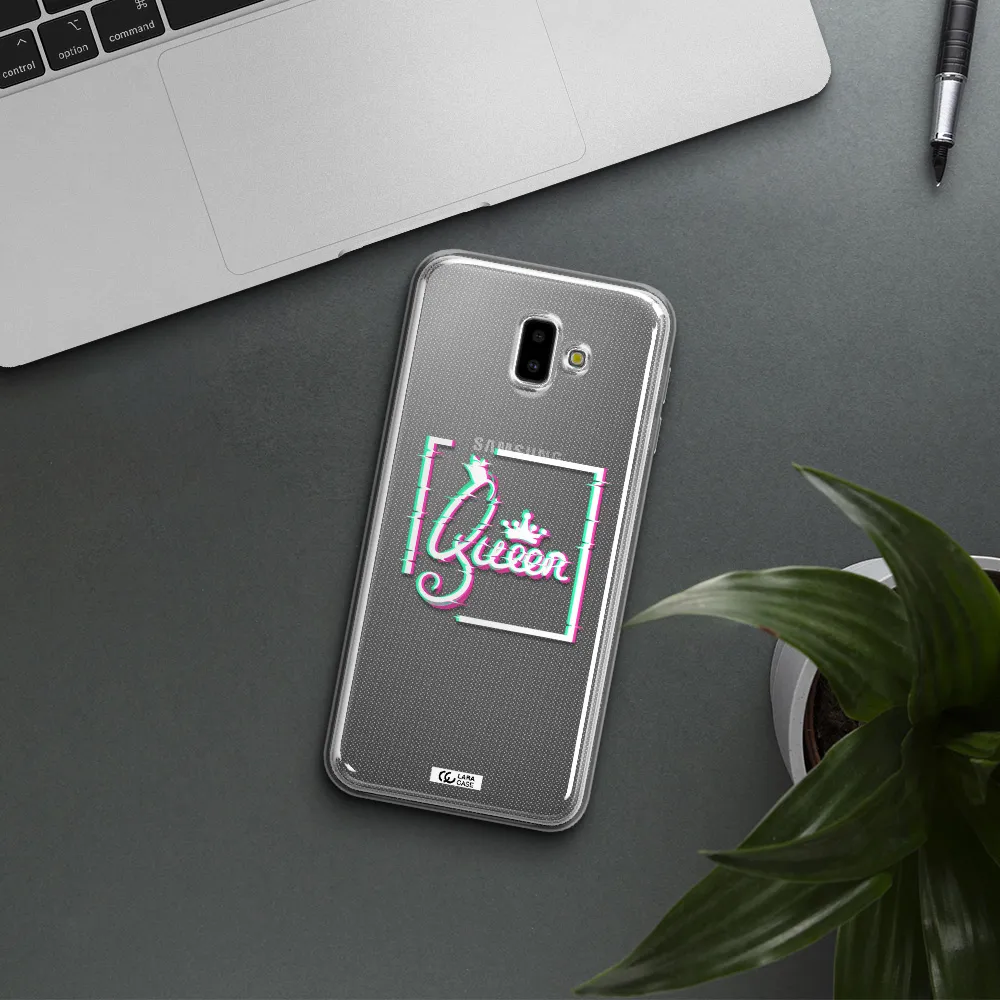 Queen Samsung J6 Plus Clear TPU Case