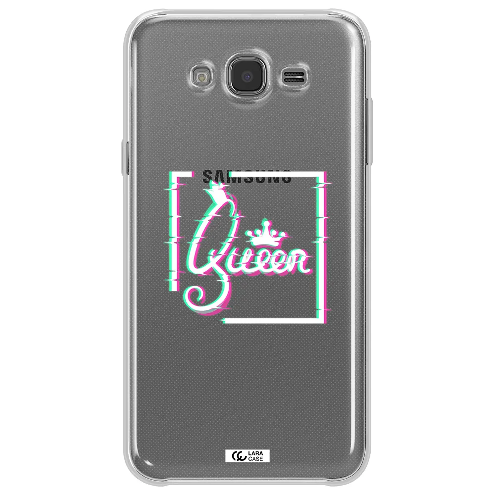 Queen Samsung J7 2015 Clear TPU Case