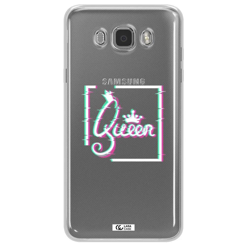 Queen Samsung J7 2016 Clear TPU Case