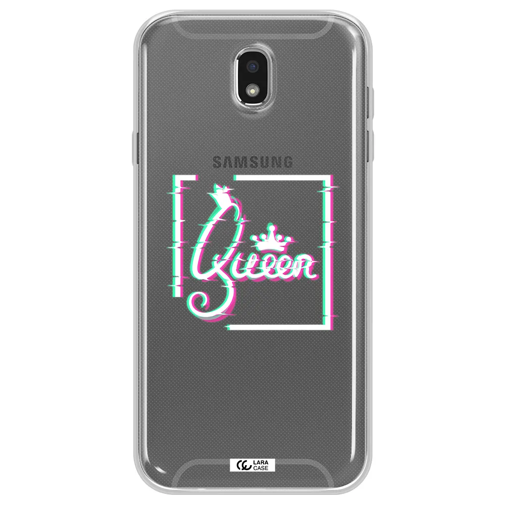 Queen Samsung J7 Pro Clear TPU Case