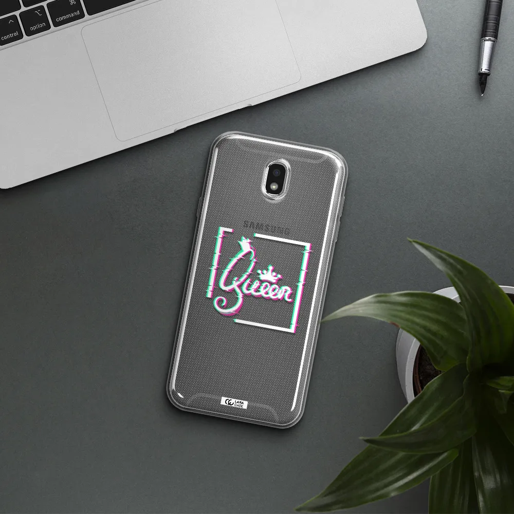Queen Samsung J7 Pro Clear TPU Case