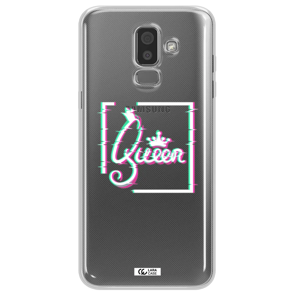 Queen Samsung J8 Clear TPU Case