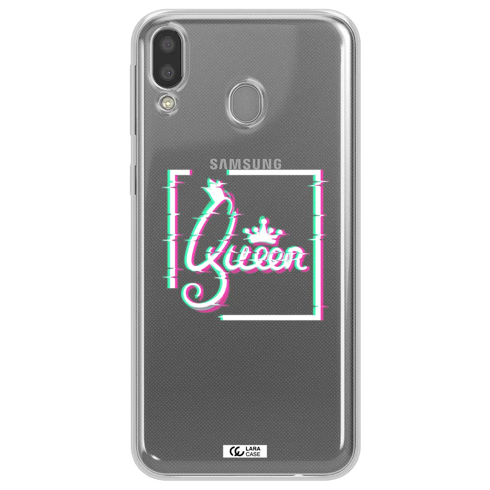 Queen Samsung M20 Clear TPU Case
