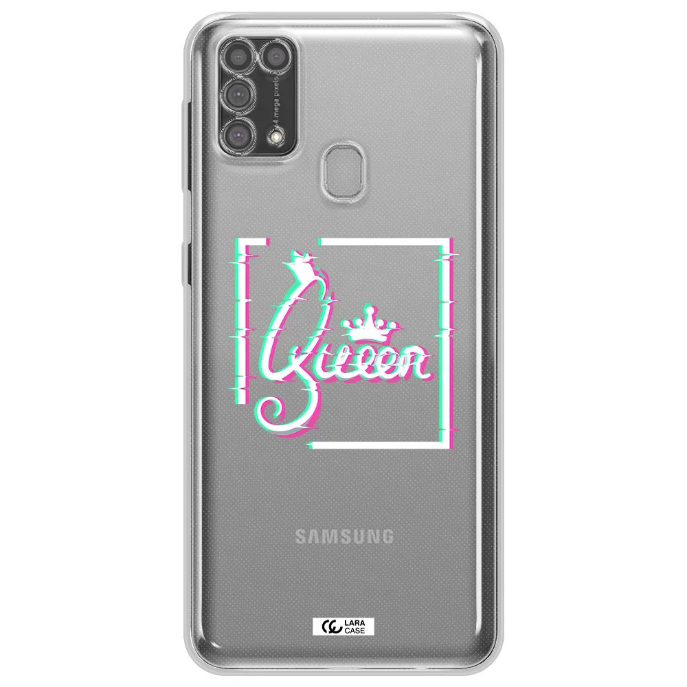 Queen Samsung M31 Clear TPU Case
