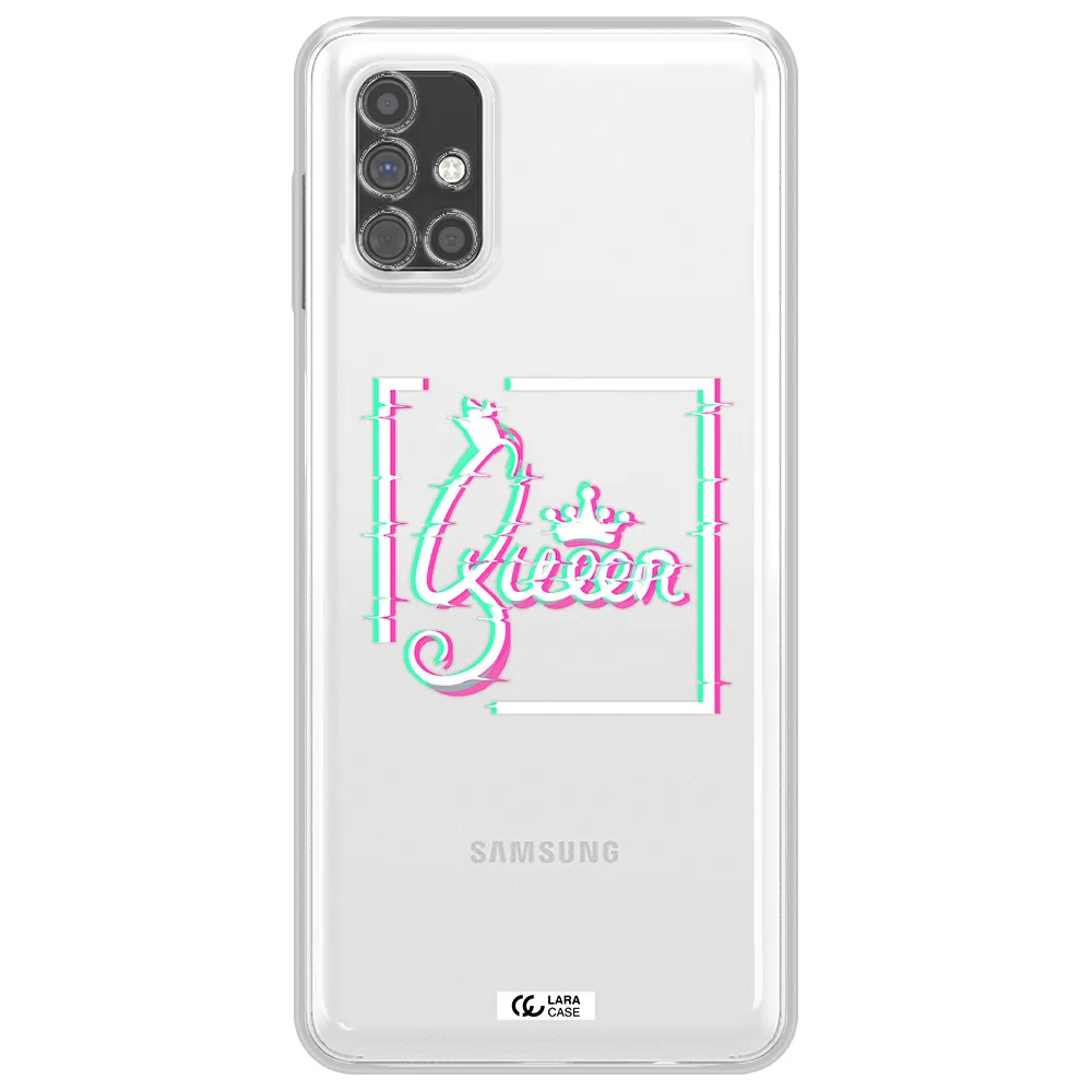 Queen Samsung M51 Clear TPU Case