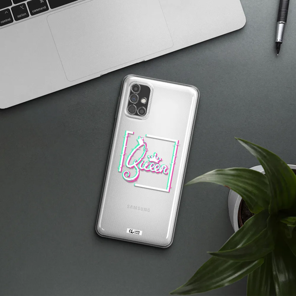 Queen Samsung M51 Clear TPU Case