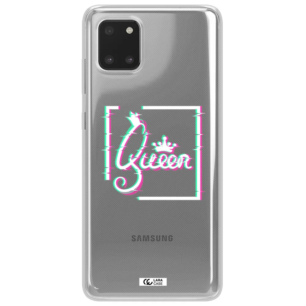 Queen Samsung Note 10 Lite Clear TPU Case
