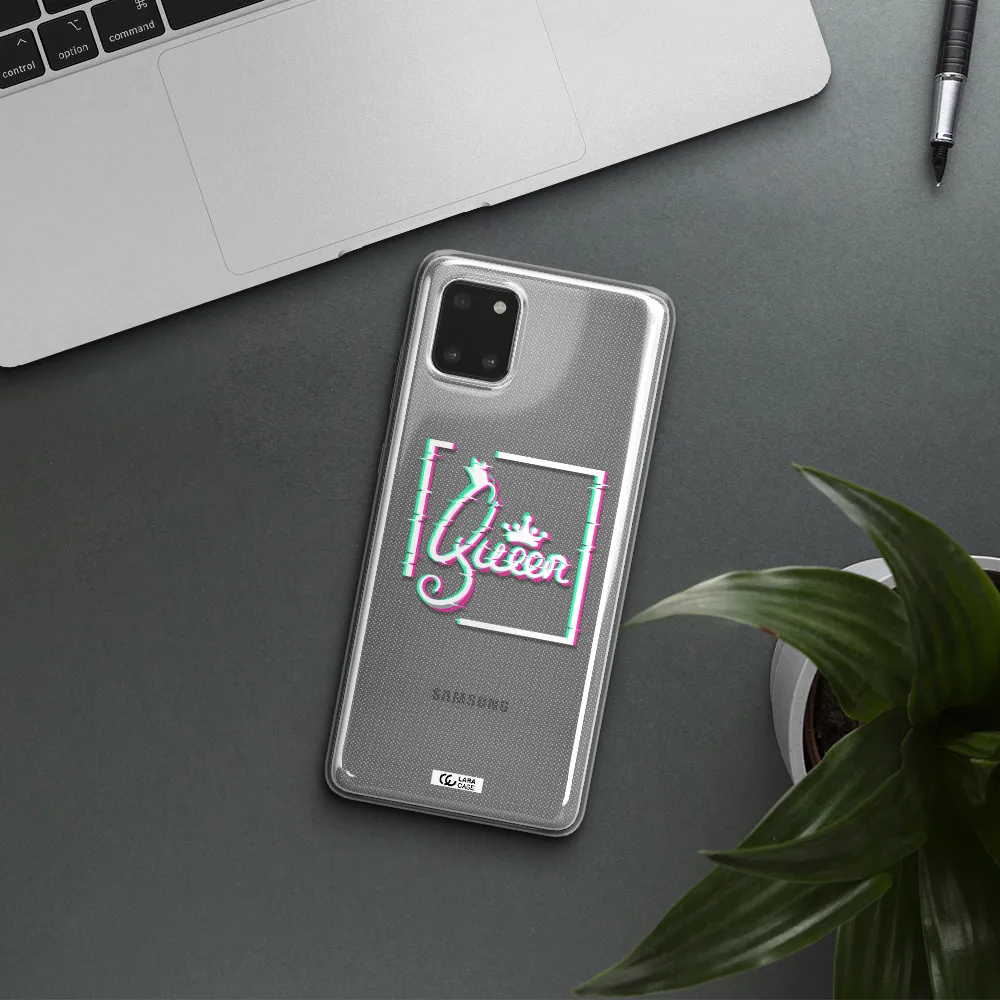 Queen Samsung Note 10 Lite Clear TPU Case