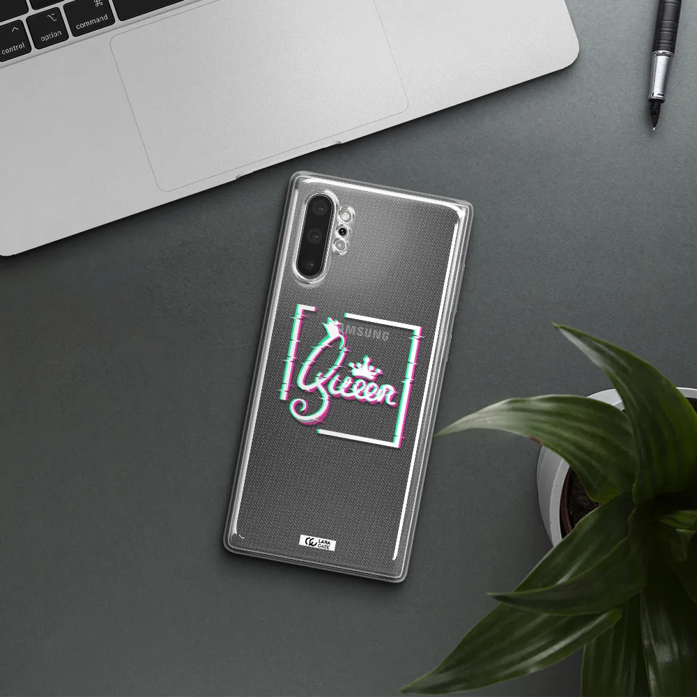 Queen Samsung Note 10 Plus Clear TPU Case