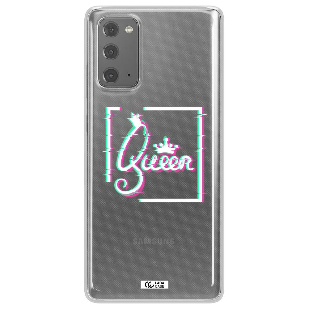 Queen Samsung Note 20 Clear TPU Case