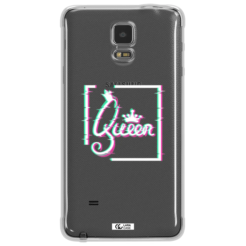 Queen Samsung Note 4 Clear TPU Case