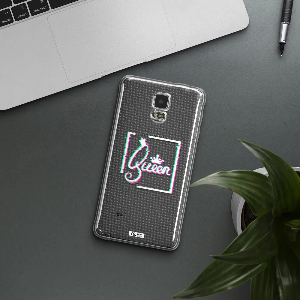 Queen Samsung Note 4 Clear TPU Case