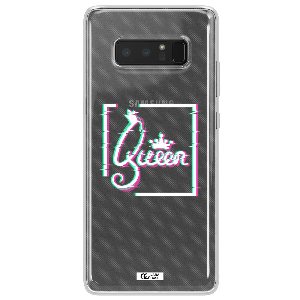 Queen Samsung Note 8 Clear TPU Case