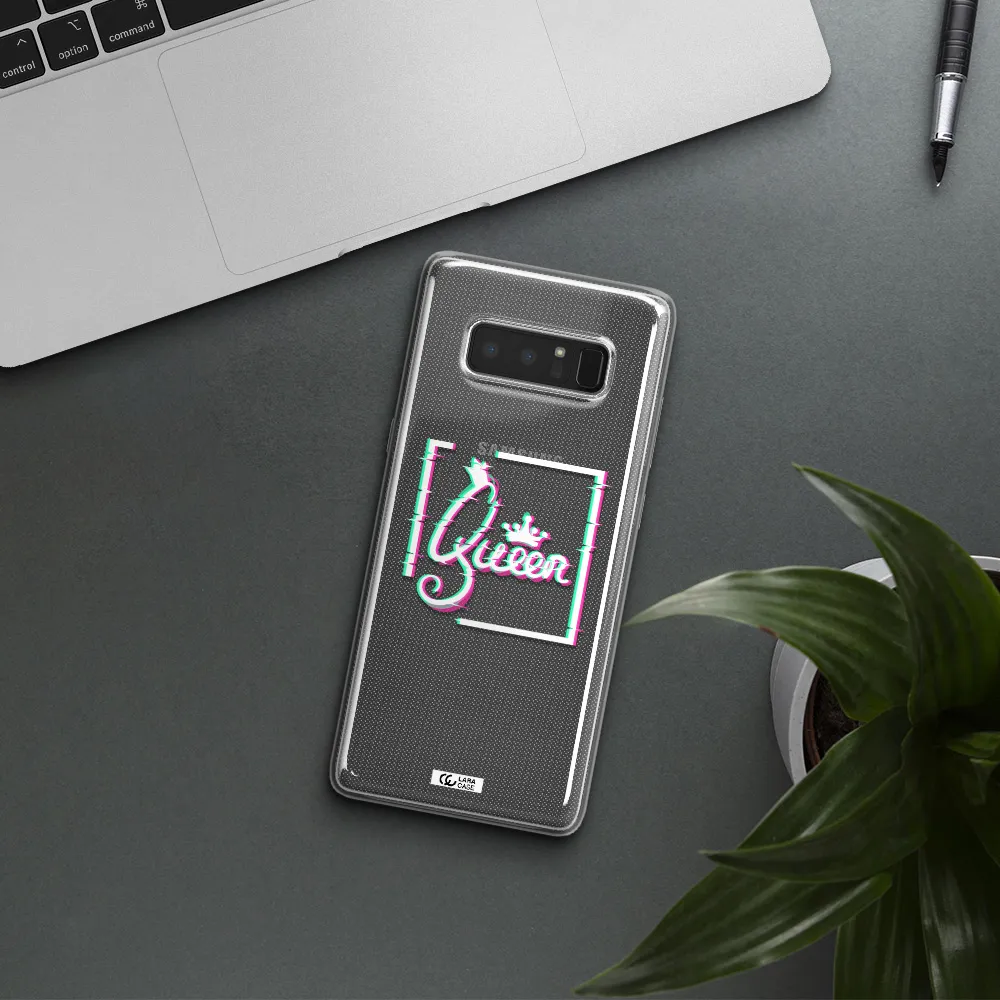 Queen Samsung Note 8 Clear TPU Case