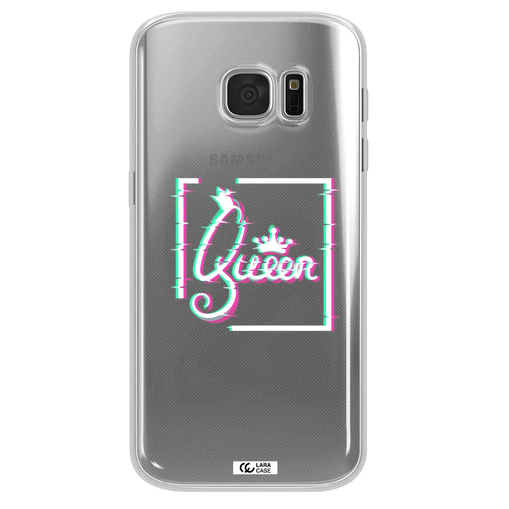 Queen Samsung S 7 Clear TPU Case