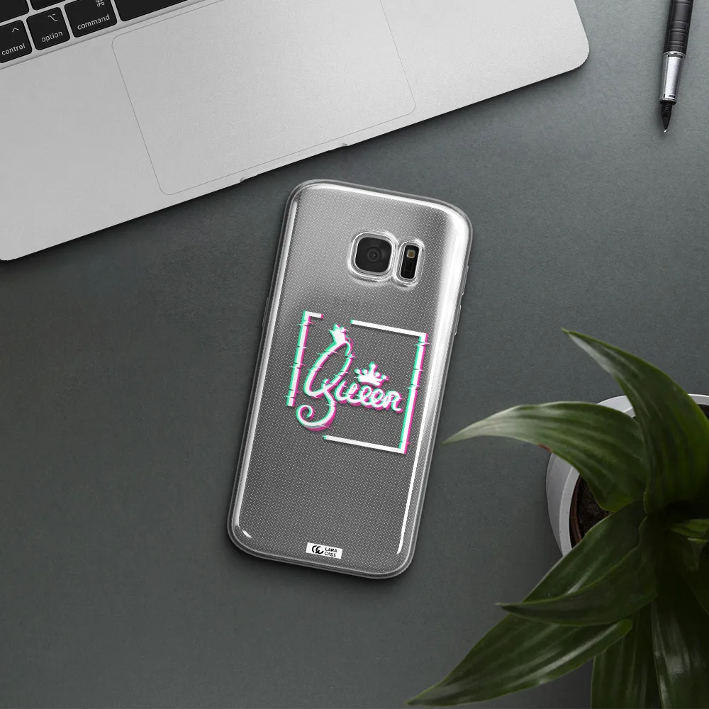 Queen Samsung S 7 Clear TPU Case
