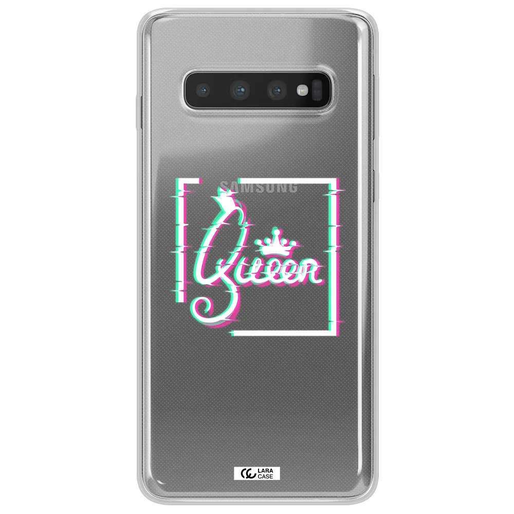 Queen Samsung S10 Clear TPU Case