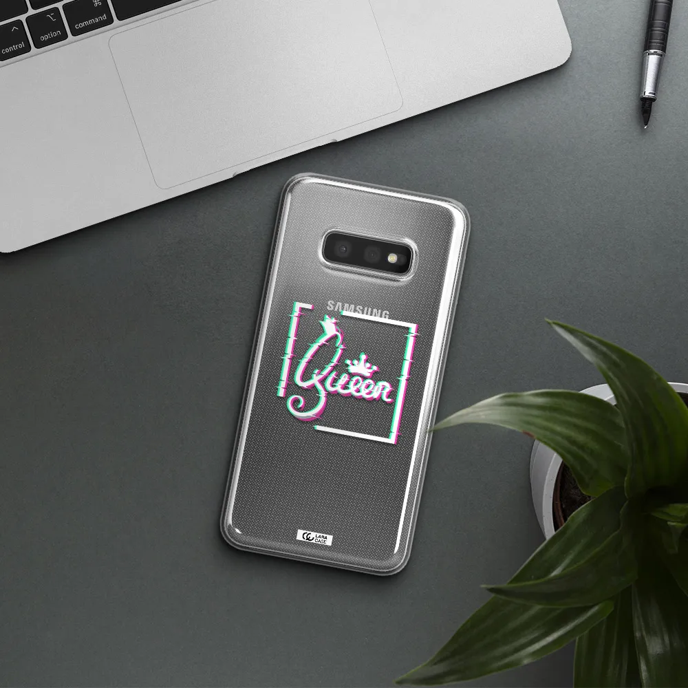 Queen Samsung S10e Clear TPU Case