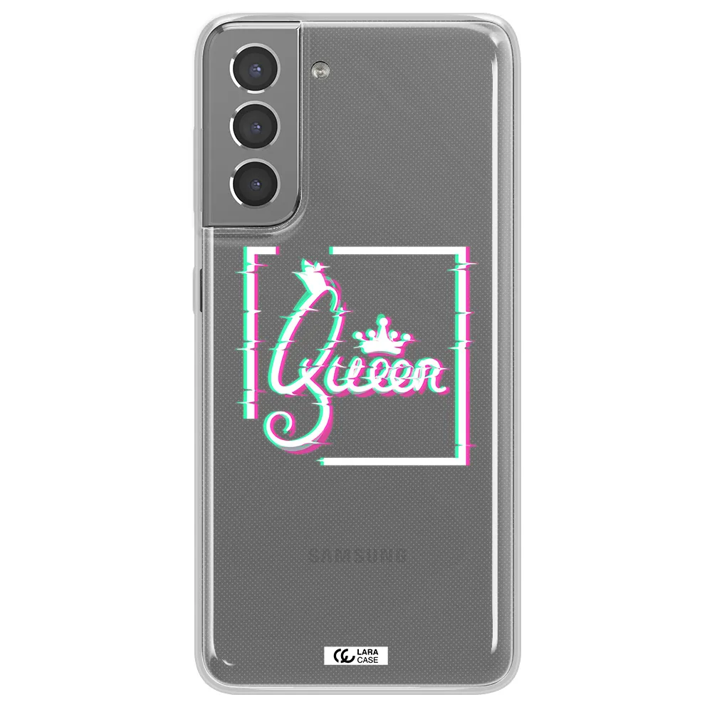 Queen Samsung S21 Clear TPU Case