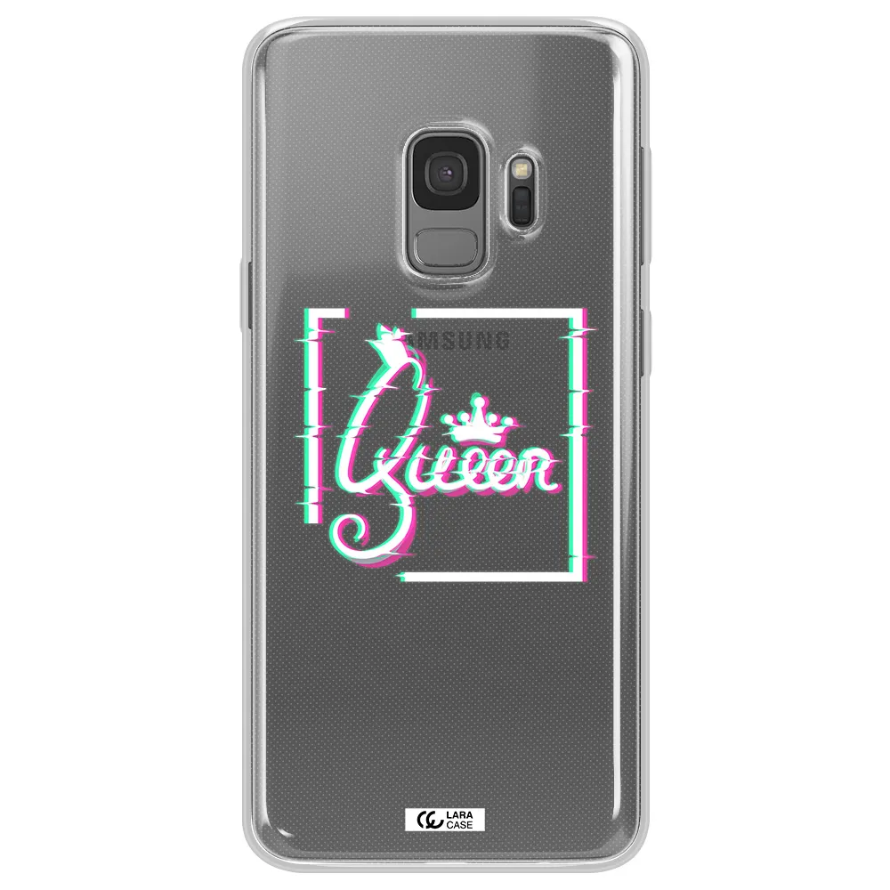 Queen Samsung S9 Clear TPU Case