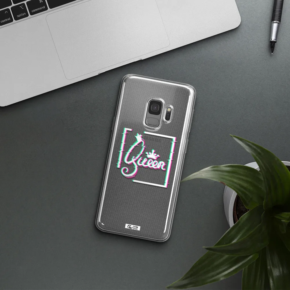 Queen Samsung S9 Clear TPU Case